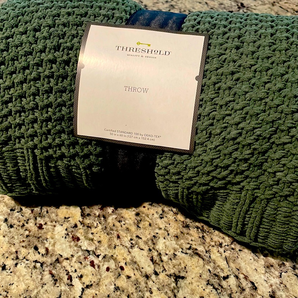 New throw blanket